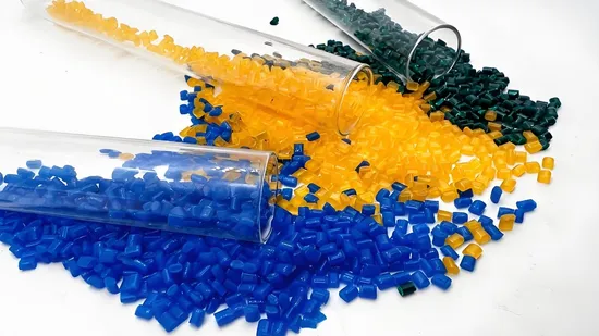 ABS, PP, PE, PS, as, Pet, PA, PC Plastic Granule Brick Red Color Plastic Raw Material of Resin Tile