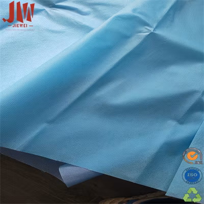 PP PE Breathable Film Laminated Non-Woven Fabric, Disposable Protective Clothing Raw Materials High Resistance Anti-Static Waterproof Breathable
